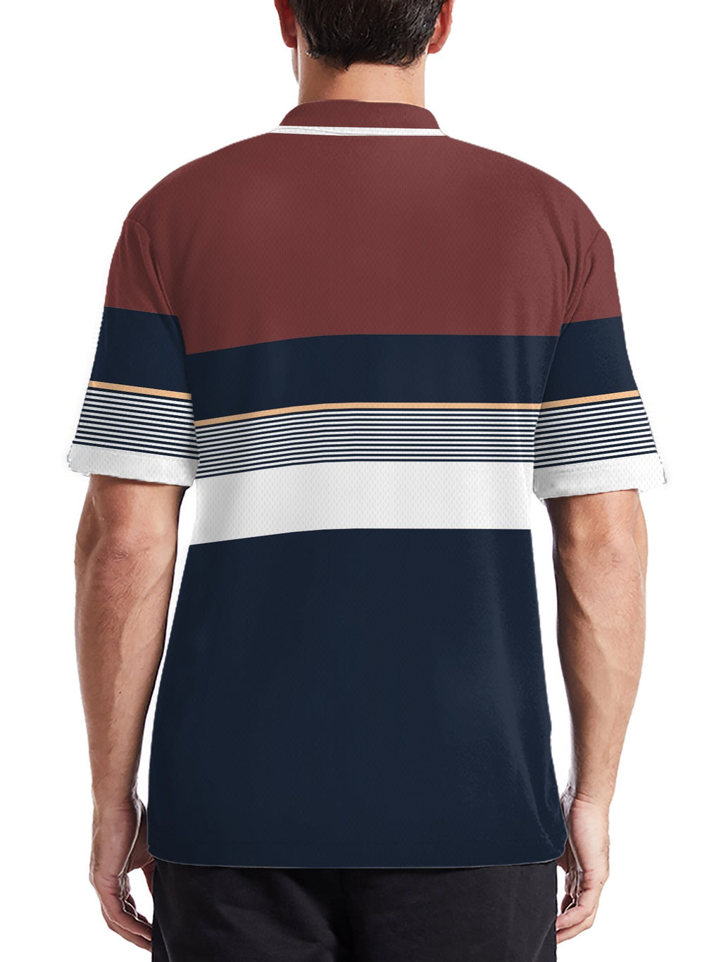 Sports Shirt 2026 Summer Mens Polo Shirt - 3D Printed Design Breathable Lightweight Stylish and Fashionable