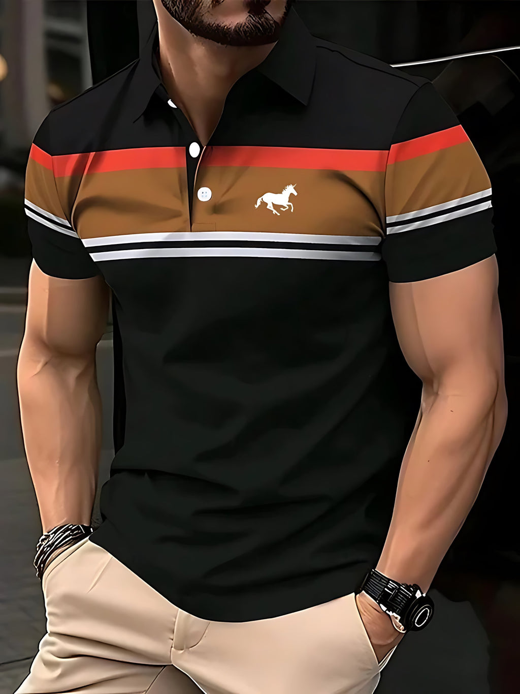Sports Shirt 2026 Summer New Style Mens Polo Shirt - Breathable Lightweight Casual Fashionable 3D Print -