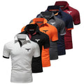 Sports Shirt Polo collar contrasting color shirt office fashionable new T-shirt polo shirt mens summer top