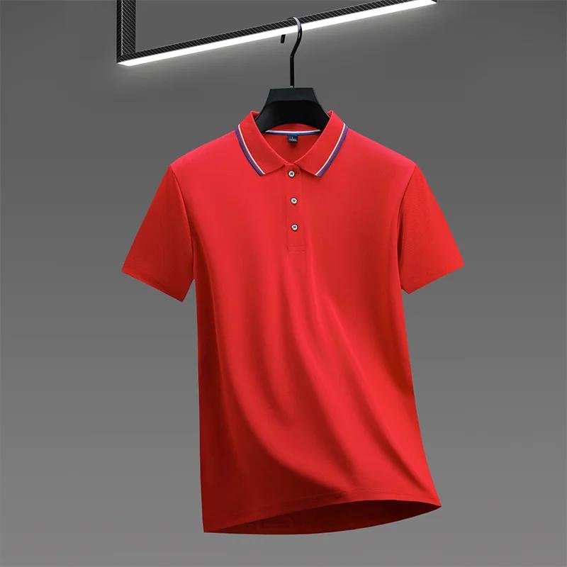 Sports Shirt Mens Casual Solid Color Short Sleeve Polo Shirt 2026 Summer Fashionable Comfortable Versatile Top
