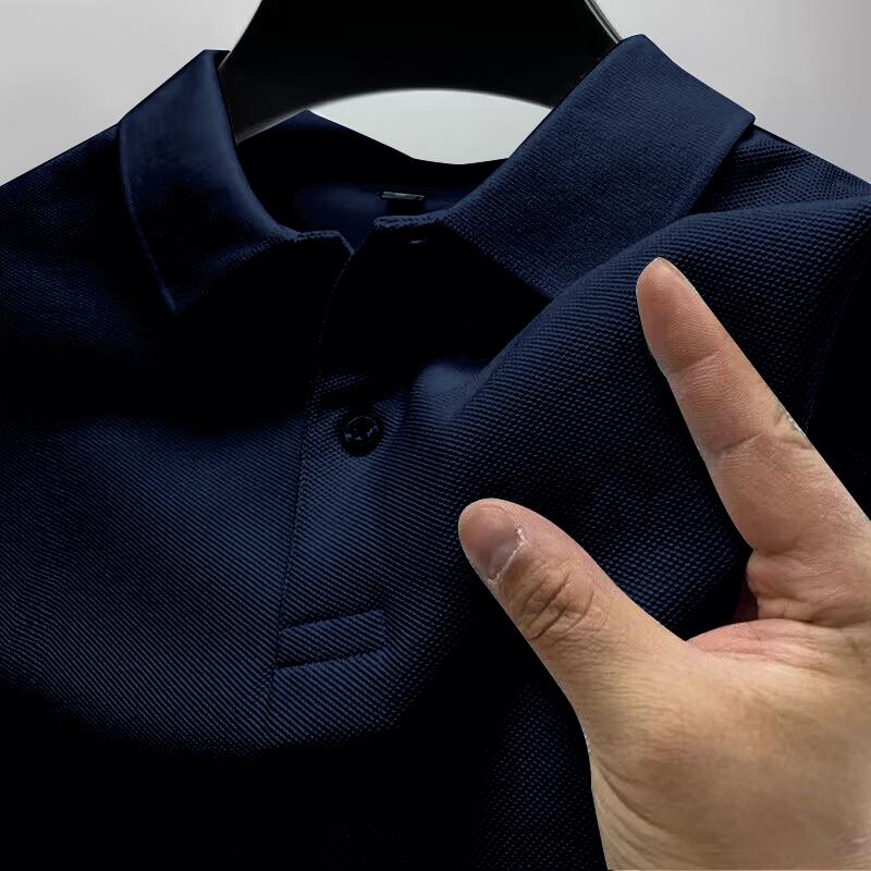 Sports Shirt Mens Casual Polo Shirt Summer Streetwear Short Sleeve Business Casual Tops Quick-Drying Breathable