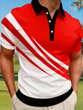 Sports Shirt 2026 Hit Series Mens Golf Fashion Casual Polo Shirt Casual Light Business Polo Shirt Short-sleeved