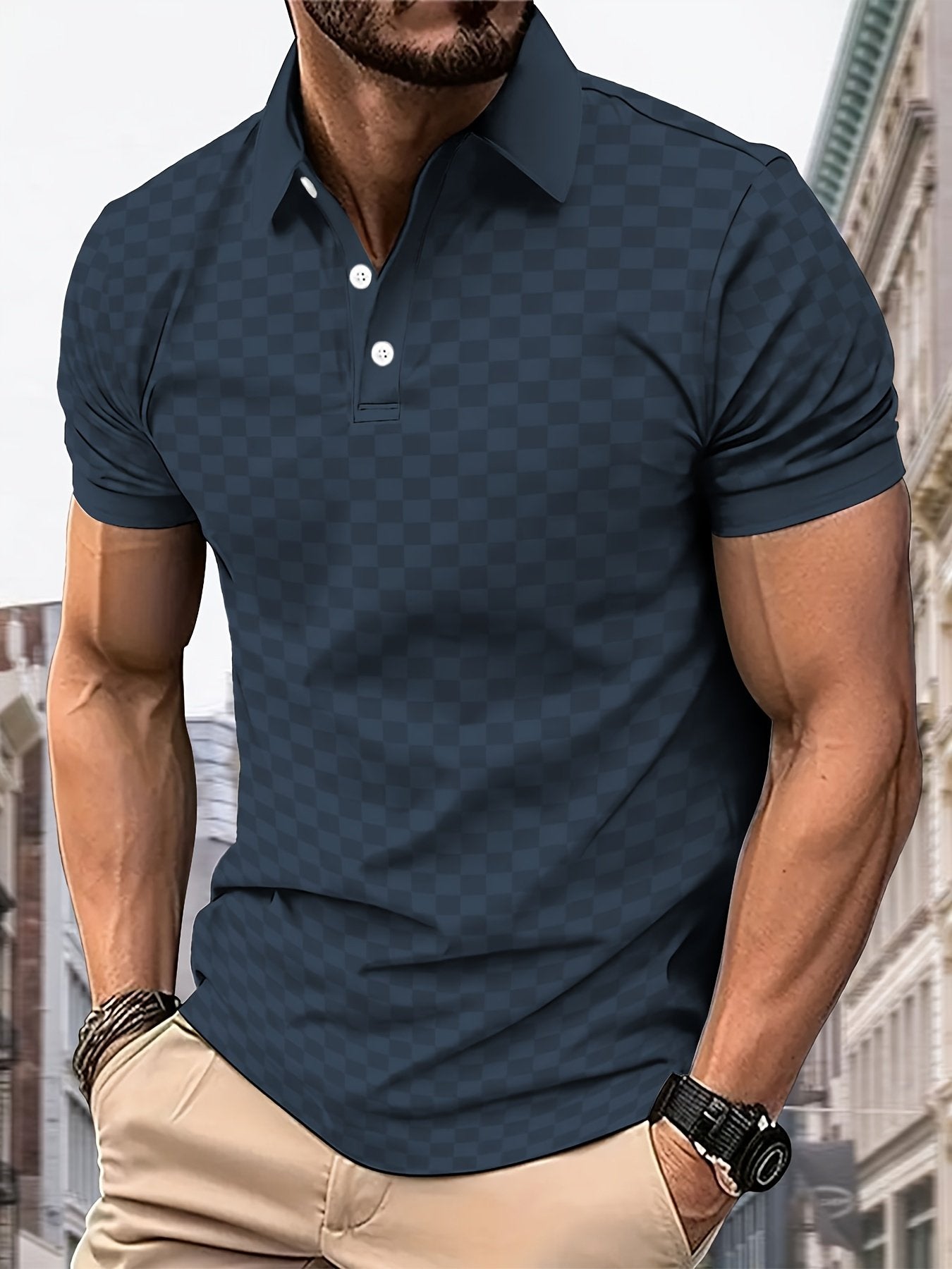 Sports Shirt 2026 Summer Mens Polo Shirt - 3D Printed Design Breathable Lightweight Stylish and Fashionable