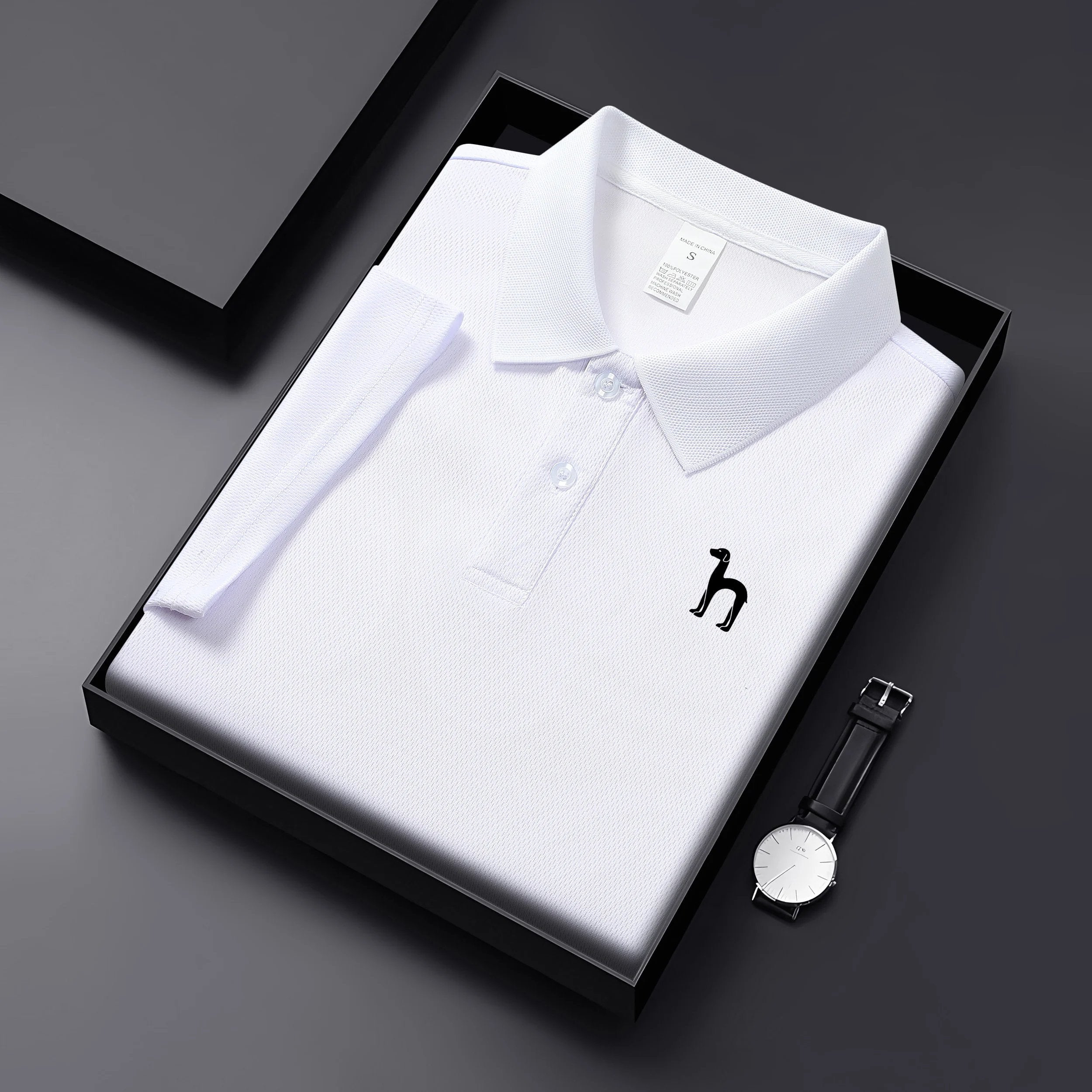 Sports Shirt 2026 Golf New Short Sleeved Mens Polo Shirt Mens Sports and Leisure T-shirt Fashionable and Simple