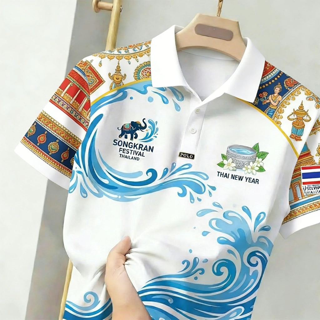 Sports Shirt The Most Popular Elements for The 2026 Songkran Festival in Thailand Suitable for Hosting Festival