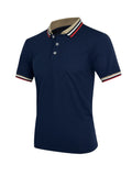 Sports Shirt Men Summer Solid Casual Office Breathable Cotton Polo Shirt Fashion Brand Male Business High Quality