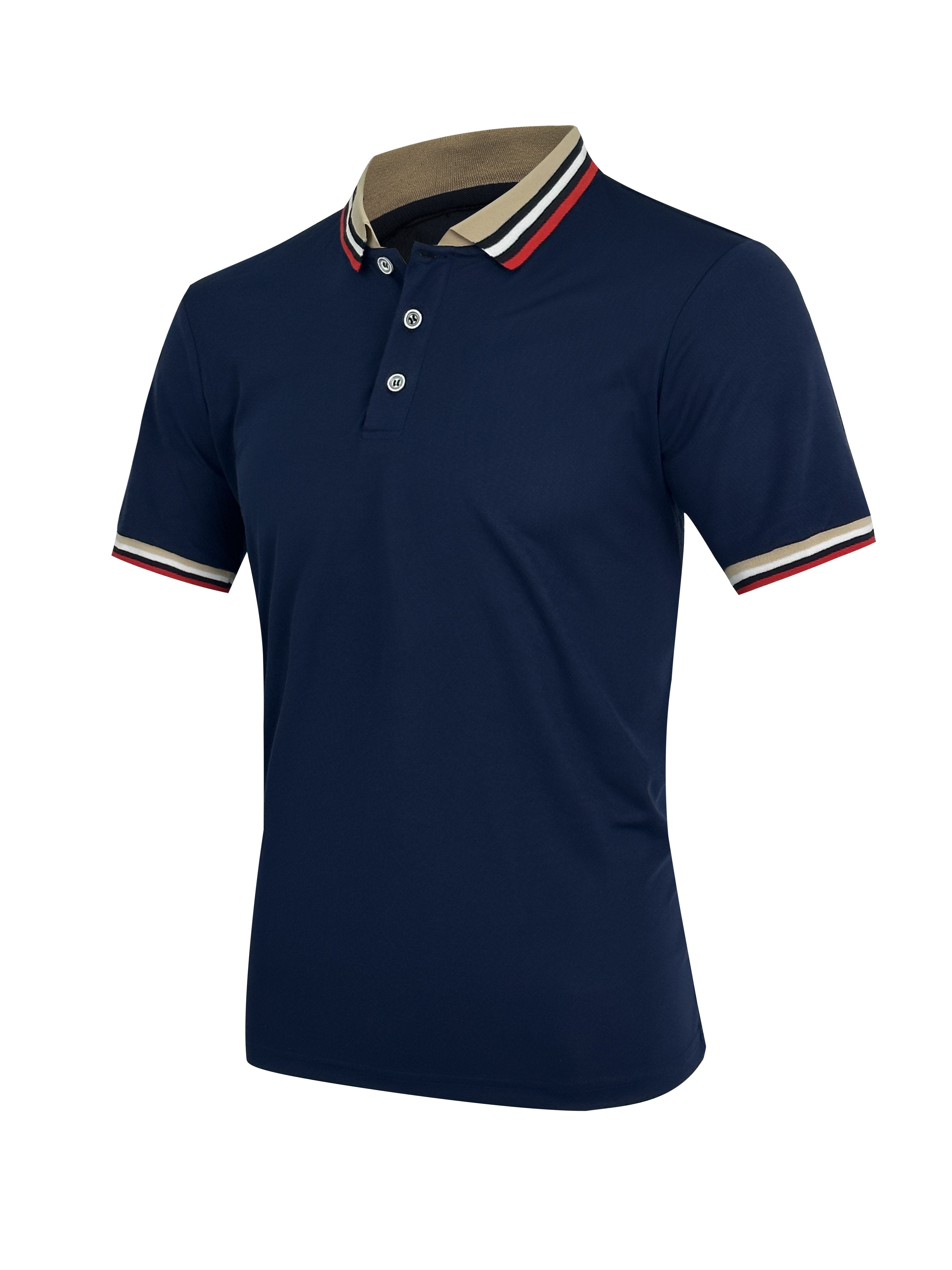 Sports Shirt Men Summer Solid Casual Office Breathable Cotton Polo Shirt Fashion Brand Male Business High Quality