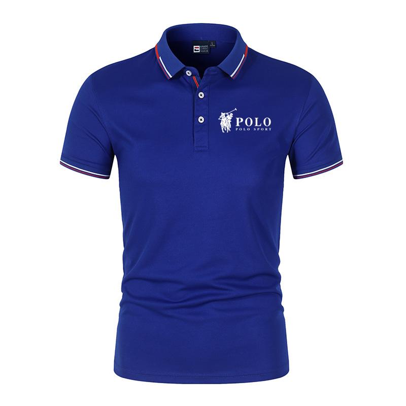 Sports Shirt Mens premium summer polo shirt quick drying breathable casual business fashion sports short sleeved