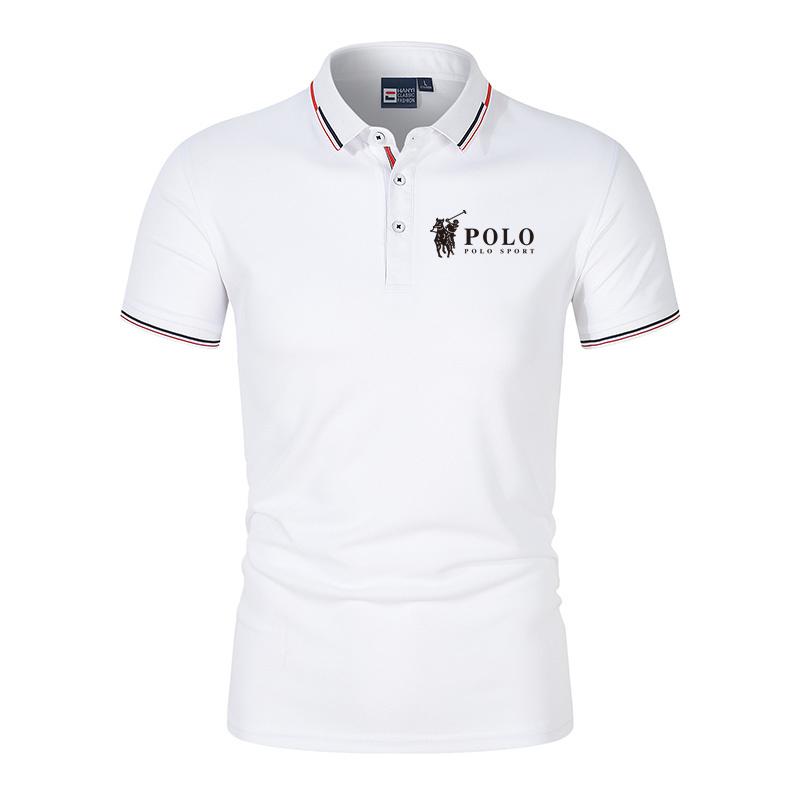 Sports Shirt Mens premium summer polo shirt quick drying breathable casual business fashion sports short sleeved