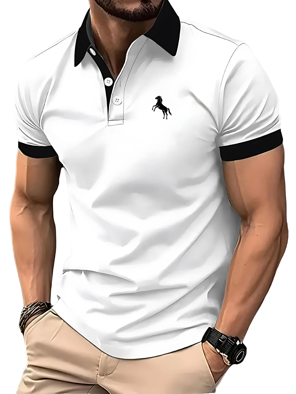 Sports Shirt 2026 Summer Mens Polo Shirt - 3D Printed Design Breathable Lightweight Stylish and Fashionable