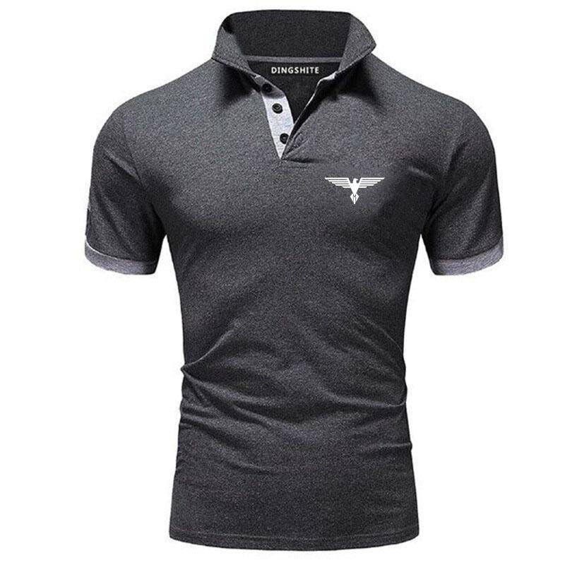 Sports Shirt Polo collar contrasting color shirt office fashionable new T-shirt polo shirt mens summer top