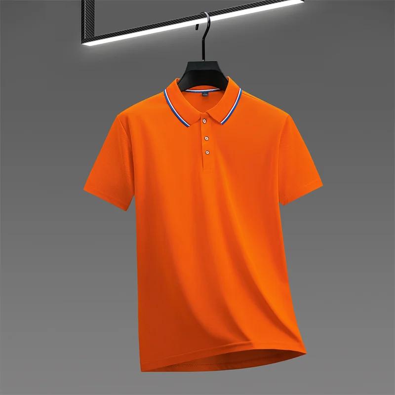 Sports Shirt Mens Casual Solid Color Short Sleeve Polo Shirt 2026 Summer Fashionable Comfortable Versatile Top