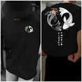 Sports Shirt Koi Harajuku Japanese Pattern 100 Pure Cotton Mens T-shirt Summer Daily Outdoor Sports Street Casual