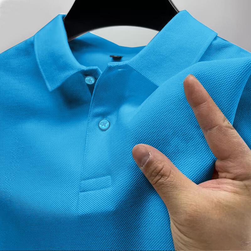 Sports Shirt Mens Casual Polo Shirt Summer Streetwear Short Sleeve Business Casual Tops Quick-Drying Breathable