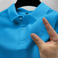 Sports Shirt Mens Casual Polo Shirt Summer Streetwear Short Sleeve Business Casual Tops Quick-Drying Breathable
