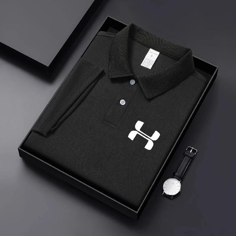 Sports Shirt 2026 New Solid Color Polo Shirt Mens Short Sleeve Button T-shirt Flip Collar Lightweight Street Wear