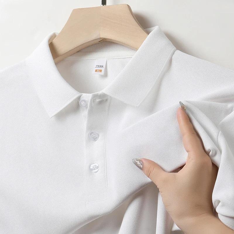 Sports Shirt High Quality Breathable Men Women Polo Shirts Casual Solid Color Short Sleeve