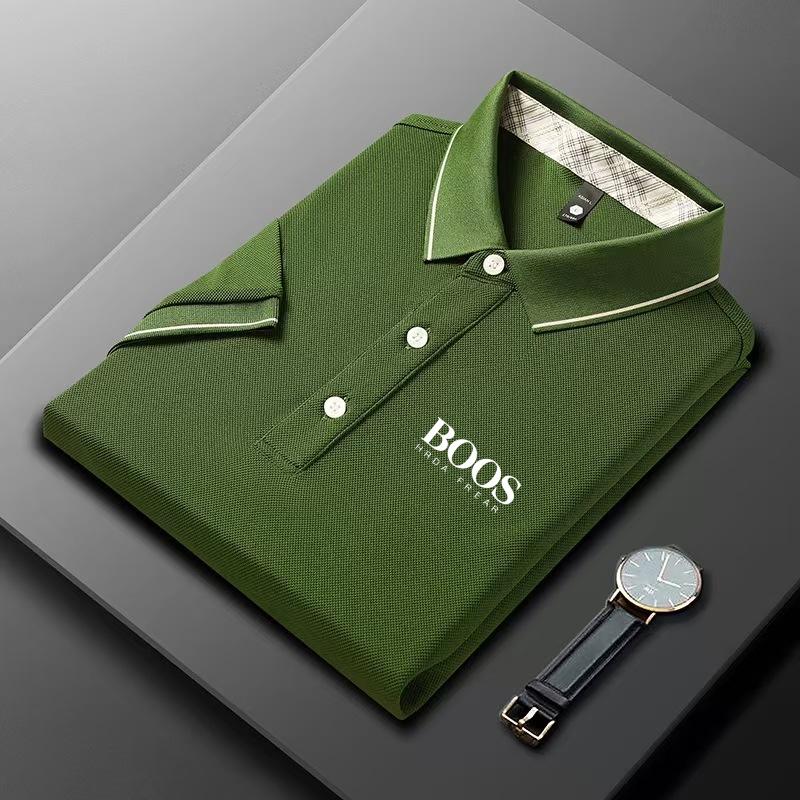 Sports Shirt New Style Embroidered Mens High-end Summer Loose Short-sleeved POLO Shirt Casual and Fashionable Top