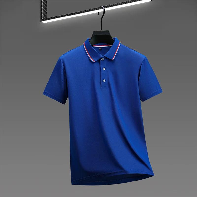 Sports Shirt Mens Casual Solid Color Short Sleeve Polo Shirt 2026 Summer Fashionable Comfortable Versatile Top