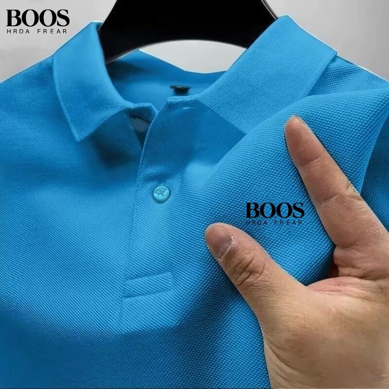Sports Shirt New mens high-quality short sleeved polo shirt summer fashion casual comfortable breathable top