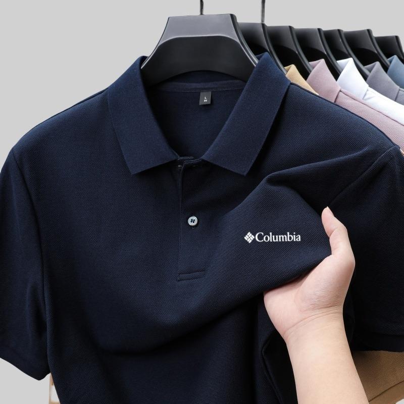 Sports Shirt Summer Mens 100 Cotton Luxury Short Sleeve Polo Shirt Exquisite Customized Embroidered Casual