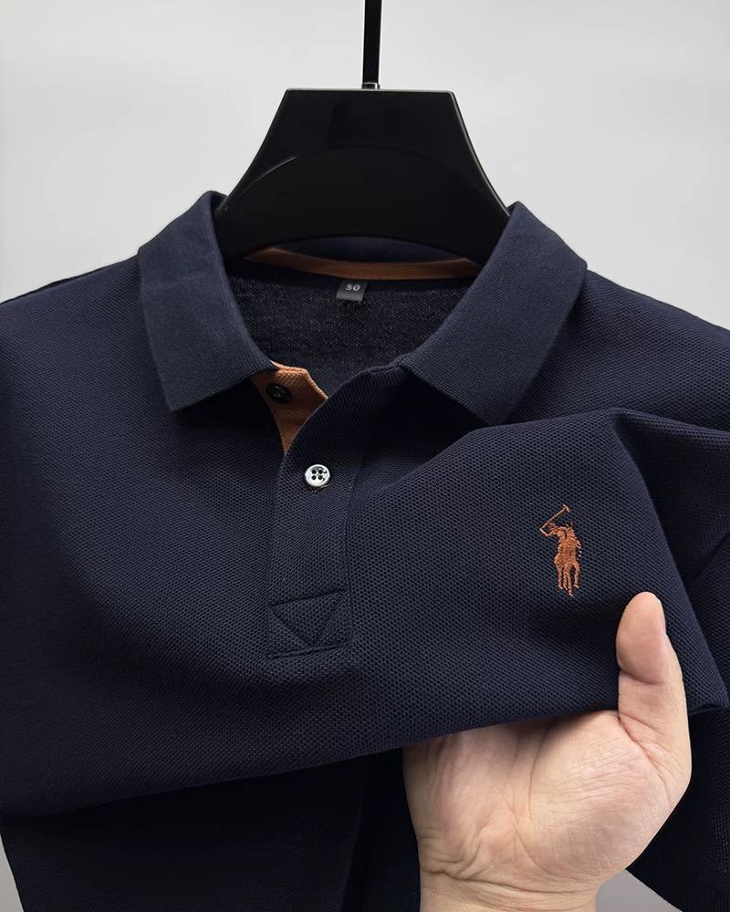 Sports Shirt High end brand 100 cotton short sleeve polo shirt mens summer fashion designer new Paul pony