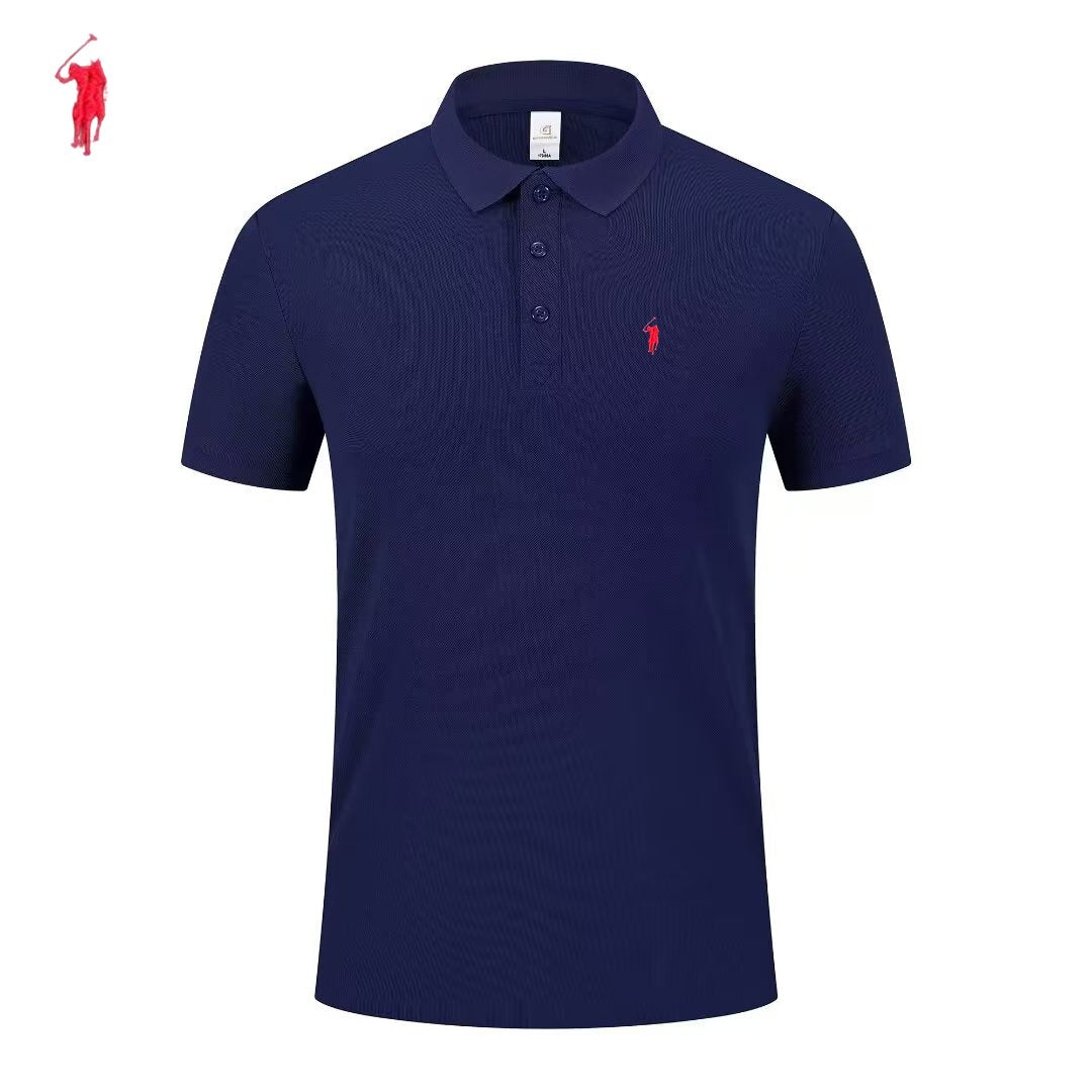 Sports Shirt Luxury brand polo shirt short sleeved mens exquisite embroidered top summer new comfortable