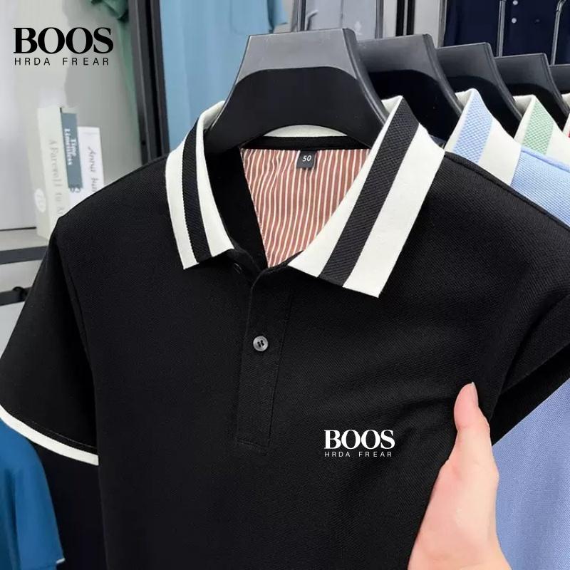 Sports Shirt New mens high-quality short sleeved polo shirt for summer fashion and leisure sweat absorbing and