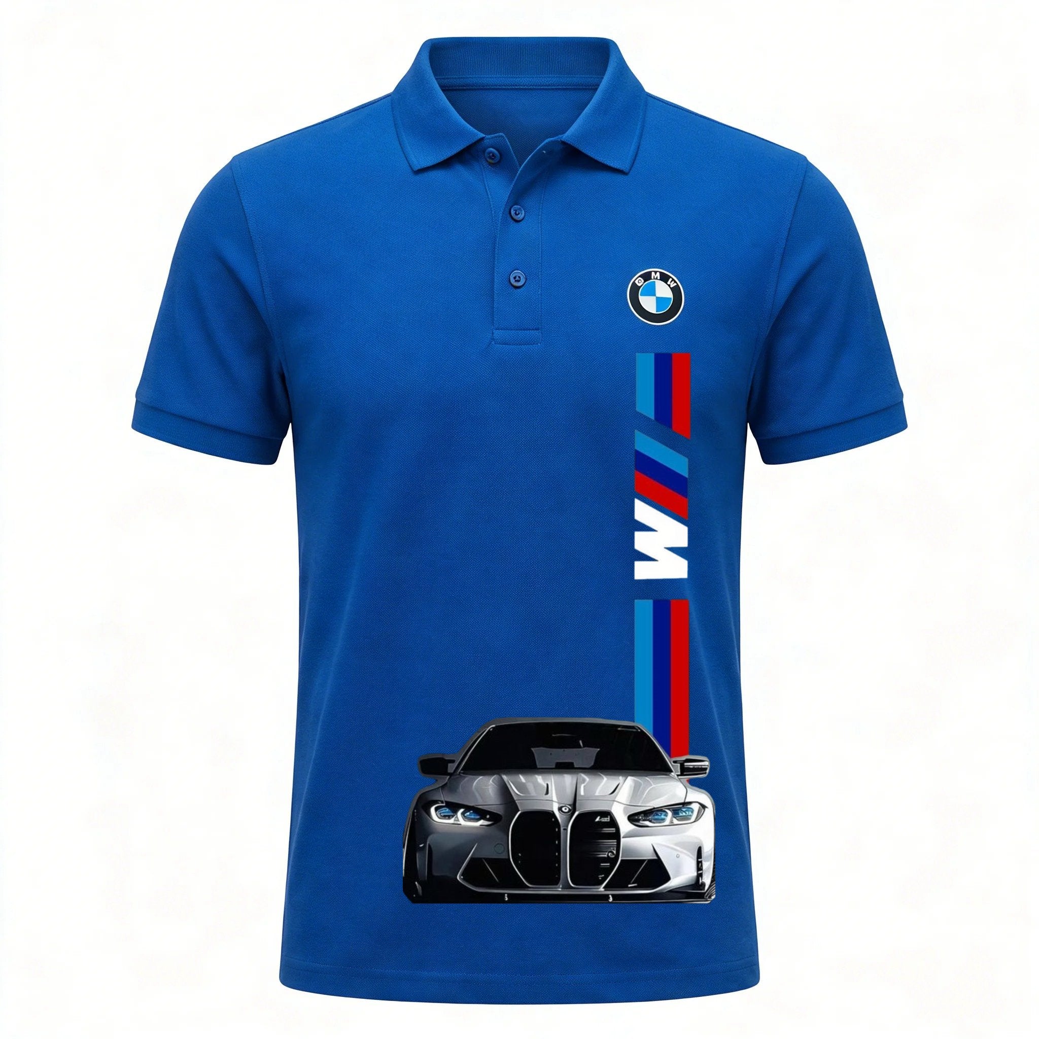 Sports Shirt BMW Power Polo Shirt for Men Classic Print 2026 Summer Breathable Short Sleeve Collared Tops for