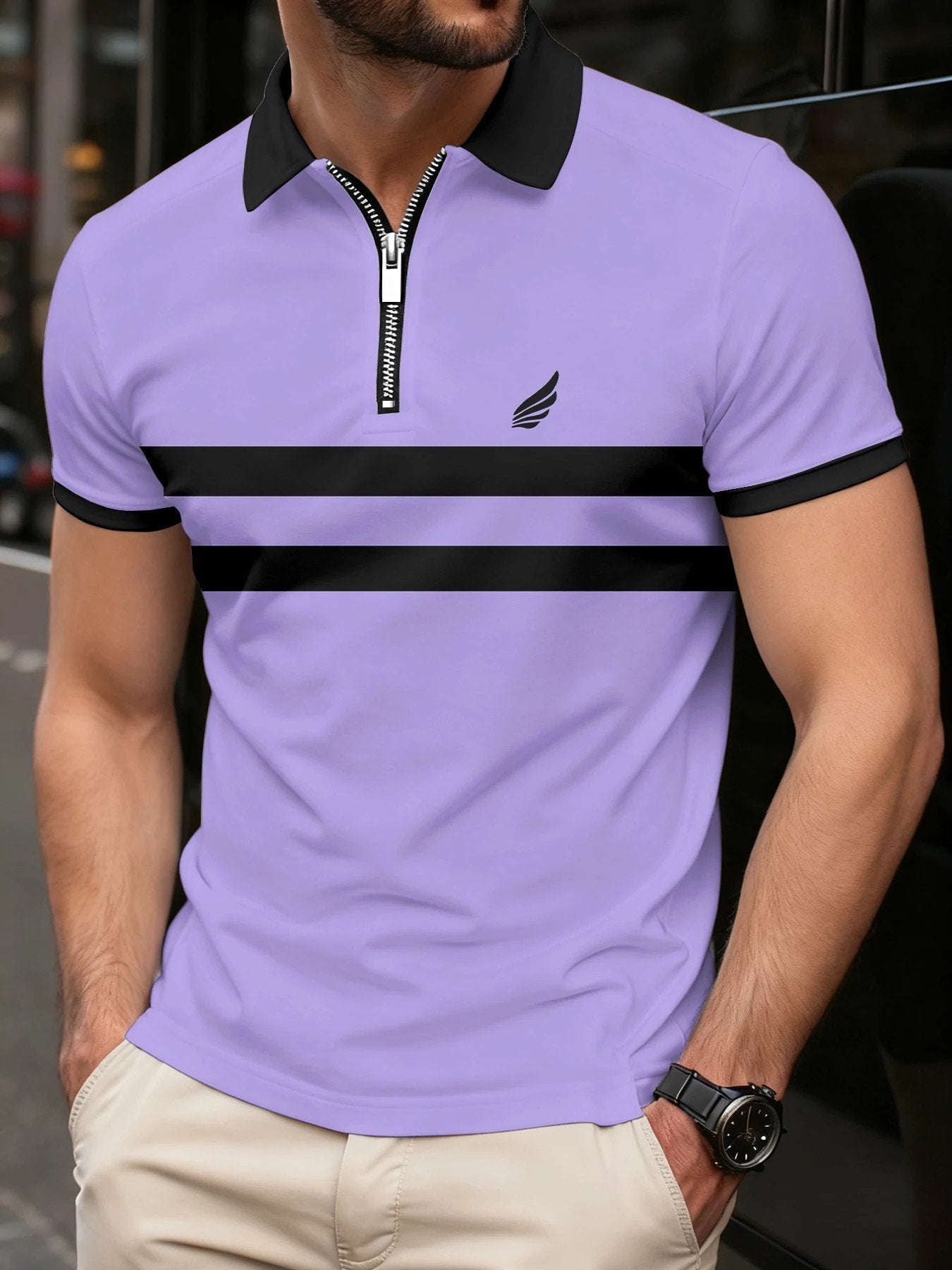 Sports Shirt 2026 Summer Mens Polo Shirt - 3D Printed Design Breathable Lightweight Stylish and Fashionable