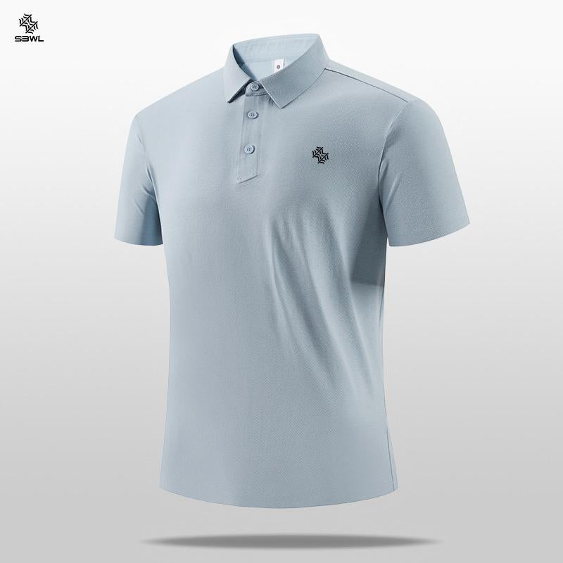 Sports Shirt SBWL Summer new high-quality mens sports POLO shirts and fashion casual short-sleeved T-shirts Tops