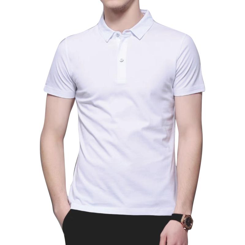 Sports Shirt Summer Solid Color Outdoor Casual Lapel Short-sleeve Daily Business Short-sleeve Tops 2026 New