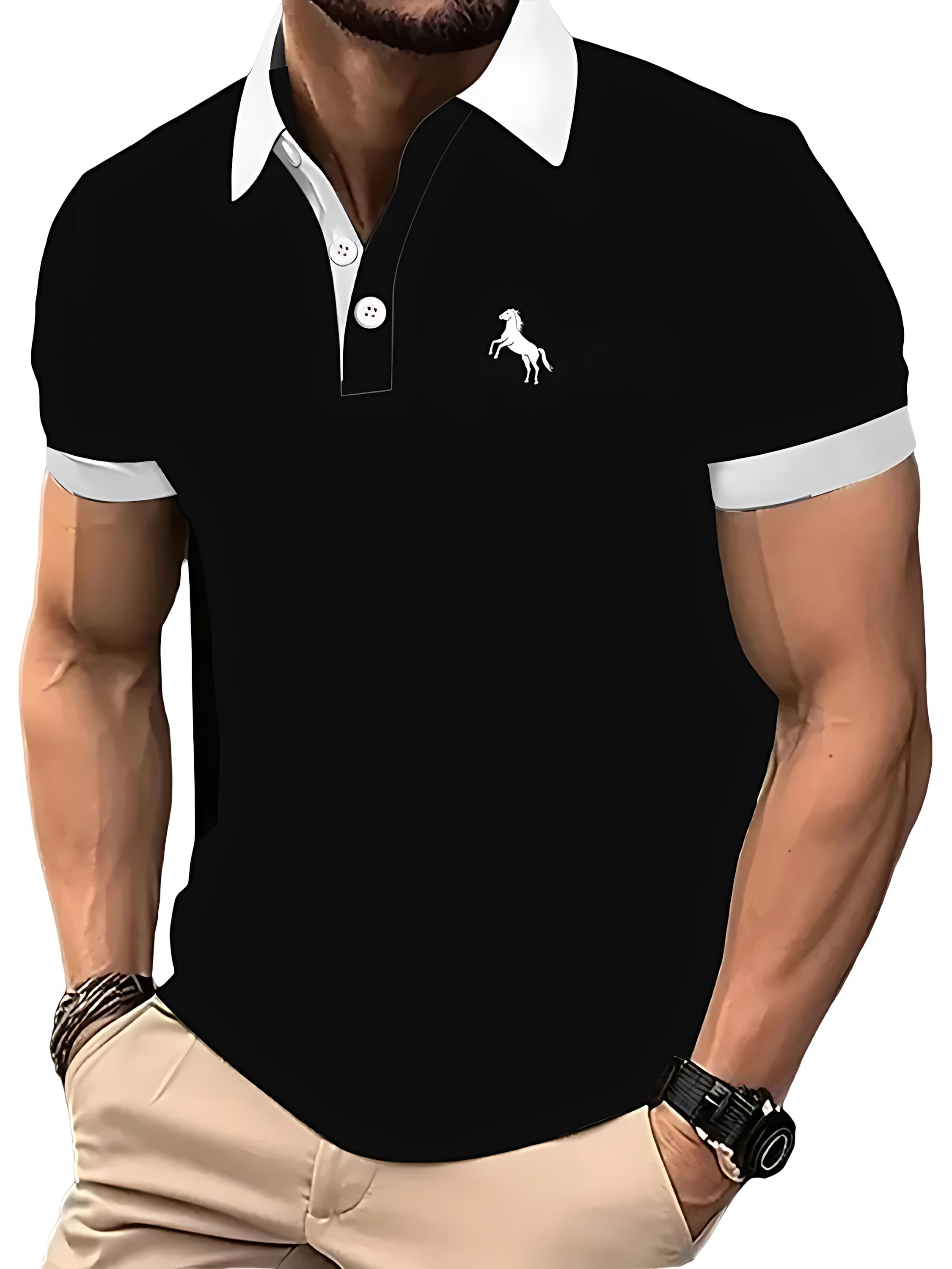 Sports Shirt 2026 Summer Mens Polo Shirt - 3D Printed Design Breathable Lightweight Stylish and Fashionable
