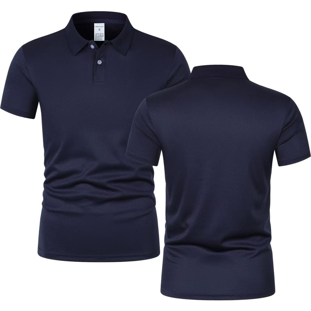 Sports Shirt 2026 Solid color polo shirt ultra-light mens quick-drying breathable sweat-wicking shirt suitable