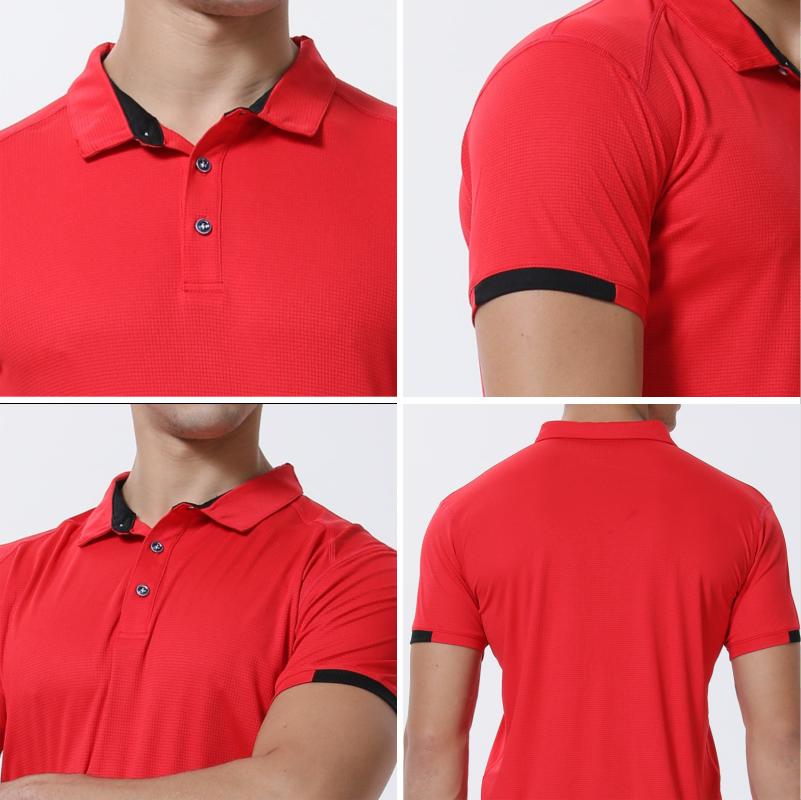 Sports Shirt Casual Sports Quick-drying Lapel Short-sleeved POLO Shirt Cycling Suit Fitness Suit For Men