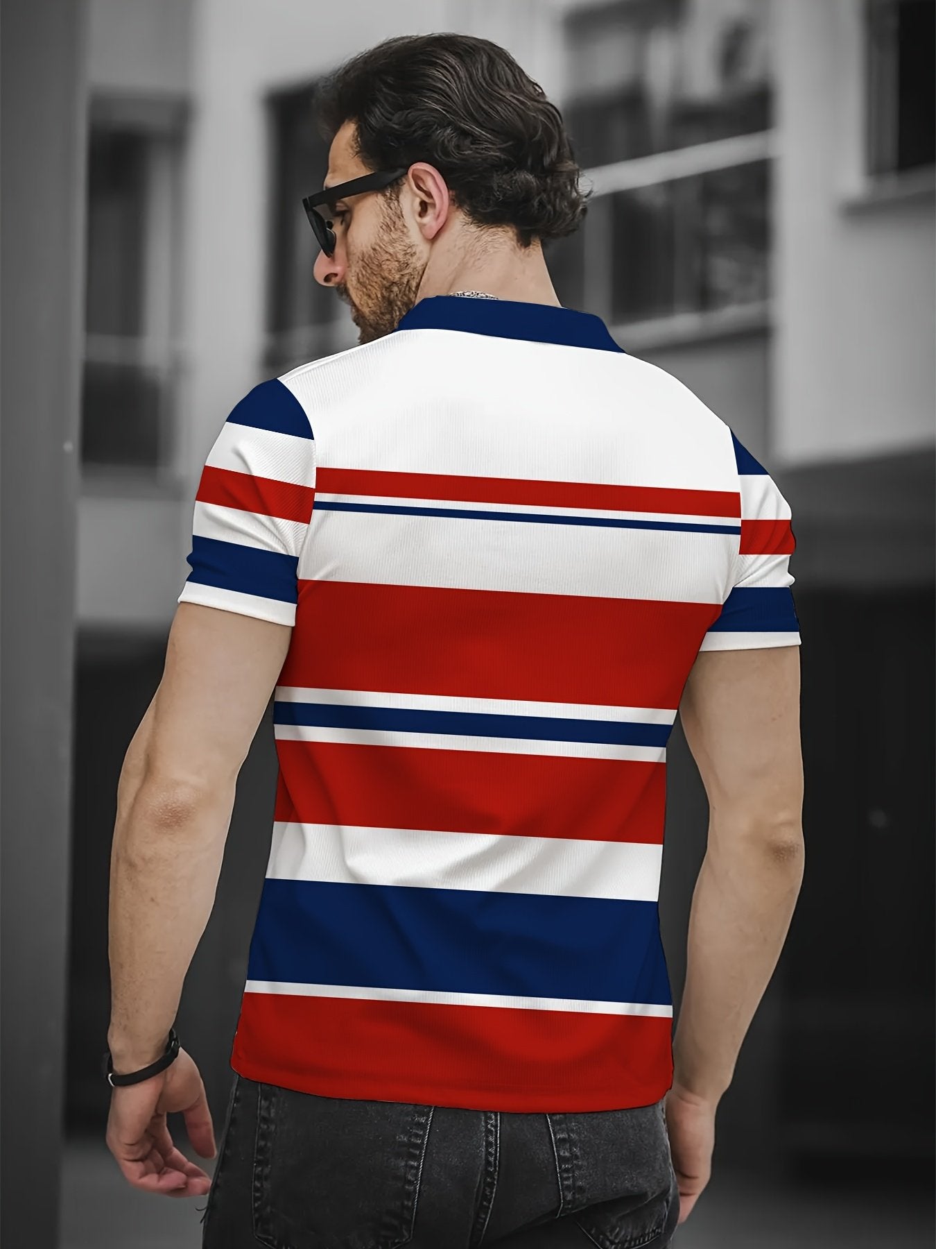 Sports Shirt 2026 Model Mens Business Polo Shirt - Comfortable and Breathable 3D Printed Suitable for All Seasons