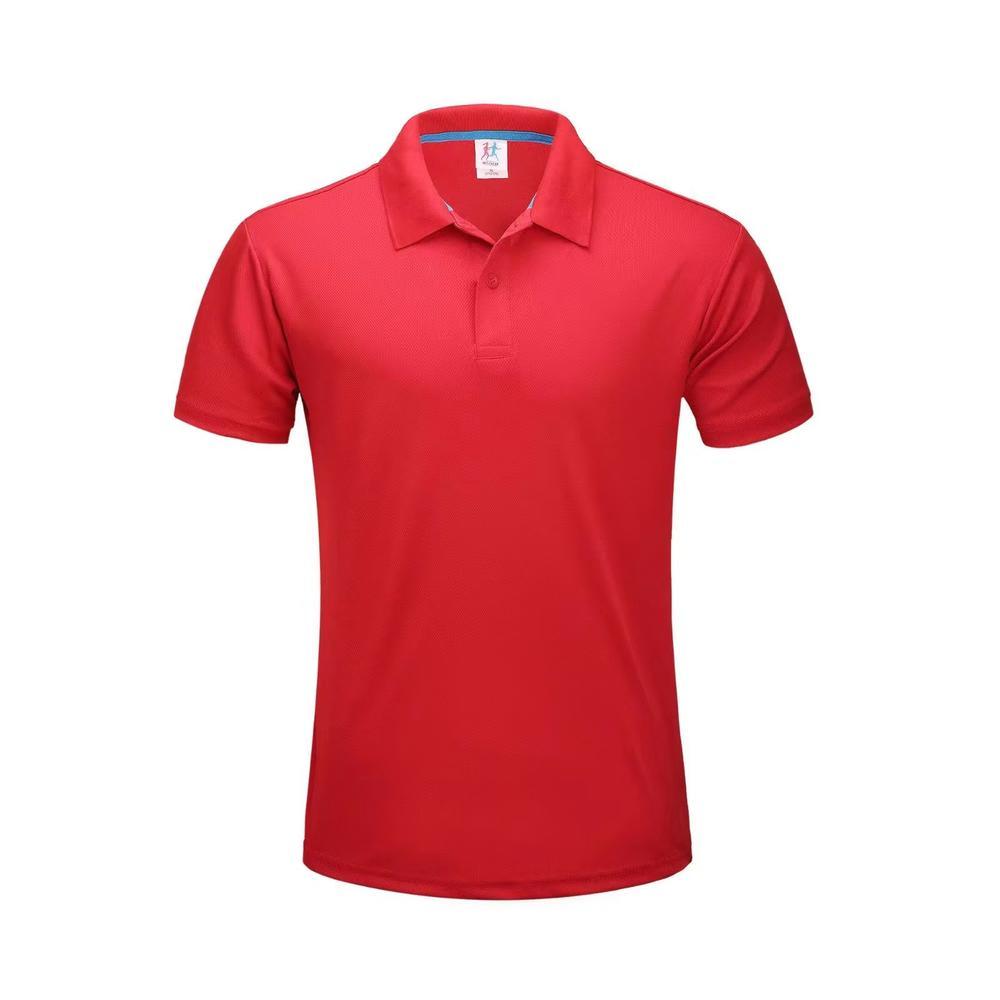Sports Shirt Plain Dry Fit Polo T Shirts Men Breathable Polyester Golf Shirt Unisex Quick Dry Sport Collar