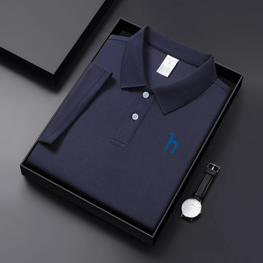 Sports Shirt 2026 Golf New Short Sleeved Mens Polo Shirt Mens Sports and Leisure T-shirt Fashionable and Simple