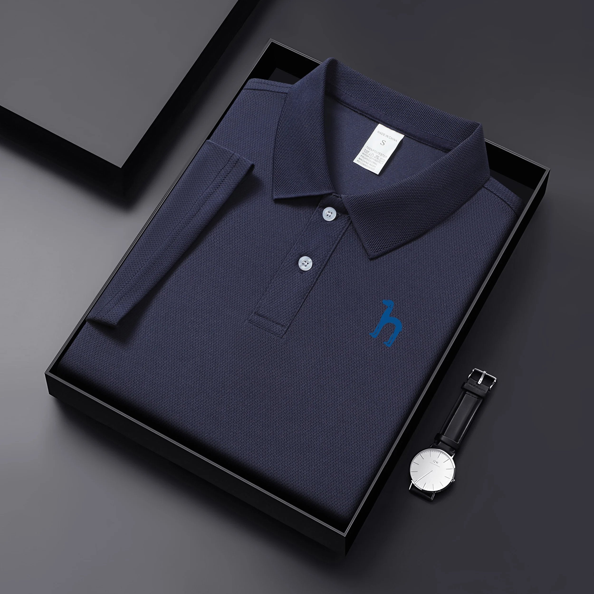 Sports Shirt 2026 Golf New Short Sleeved Mens Polo Shirt Mens Sports and Leisure T-shirt Fashionable and Simple