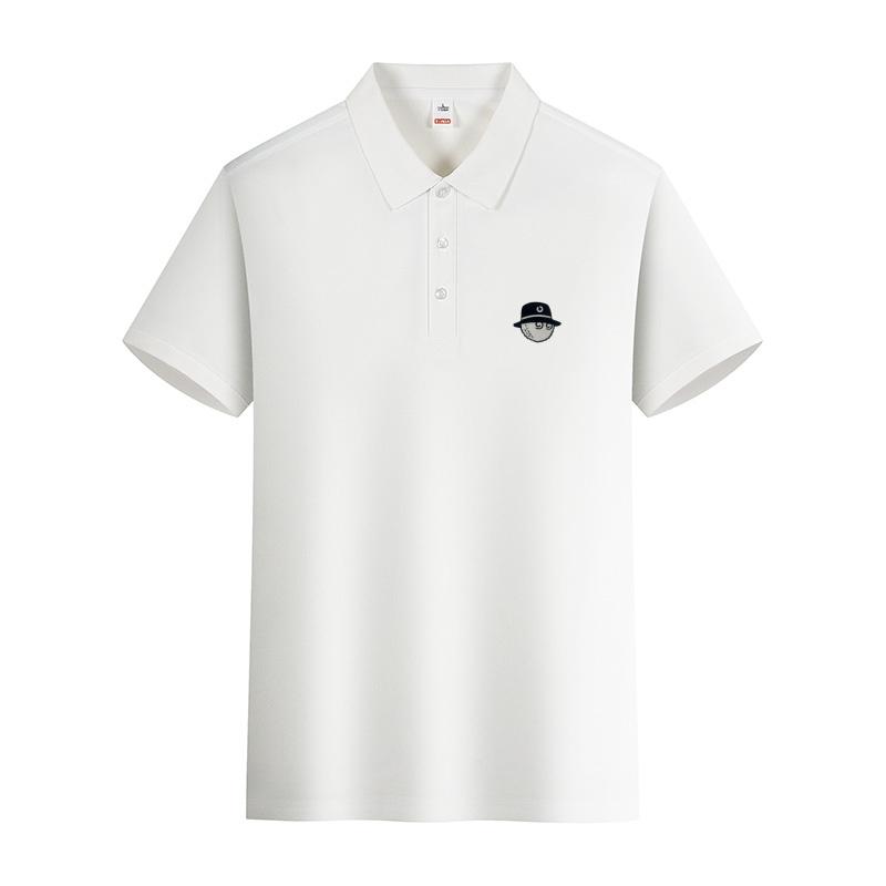 Sports Shirt 2026 new mens golf short sleeves polo shirt lapel printing ventilate t-shirt business leisure