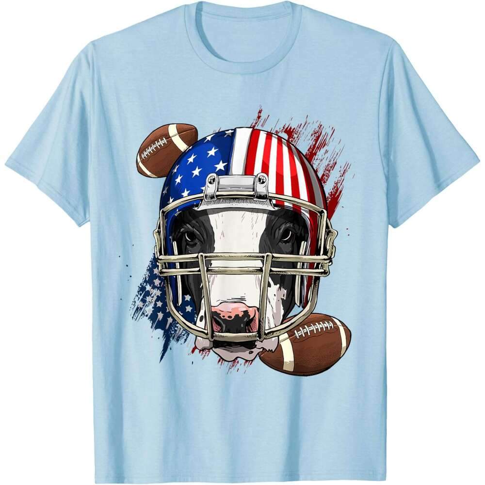 Sports Shirt 2026 Casual T shirt for Mens Cow American Jersey Cow Lovers USA Flag T-Shirt Shirts Tshirt Graphic
