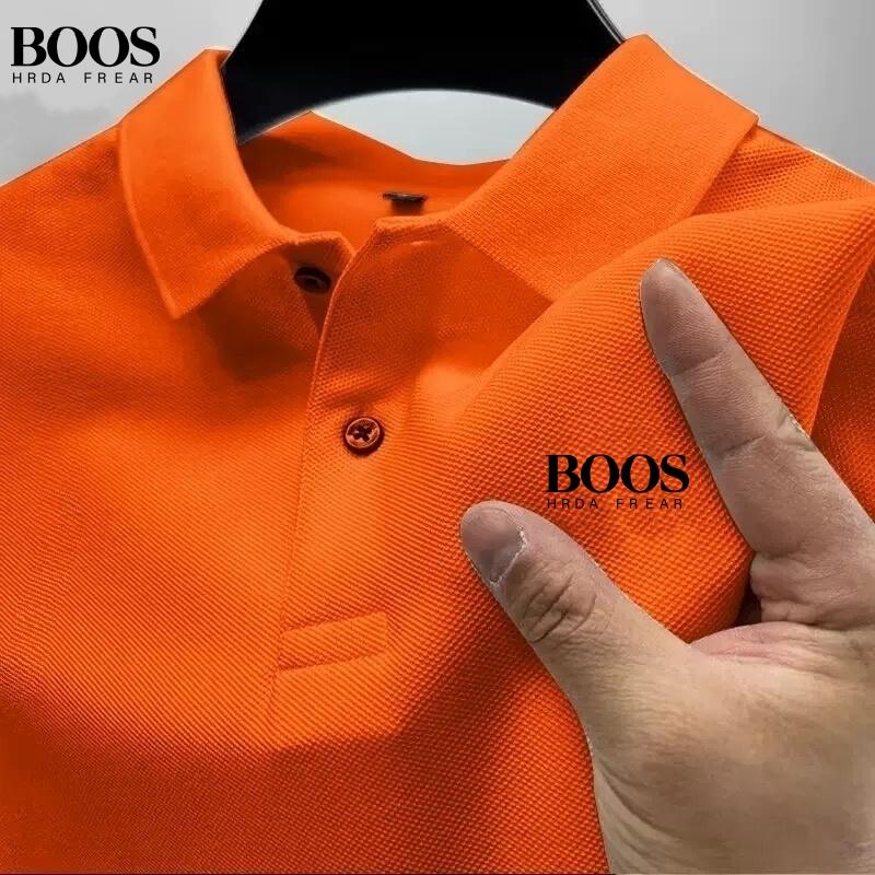 Sports Shirt New mens high-quality short sleeved polo shirt summer fashion casual comfortable breathable top
