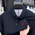 Sports Shirt 100 pure cotton short sleeved mens polo shirt summer fashion high-end brand pony embroidery golf top