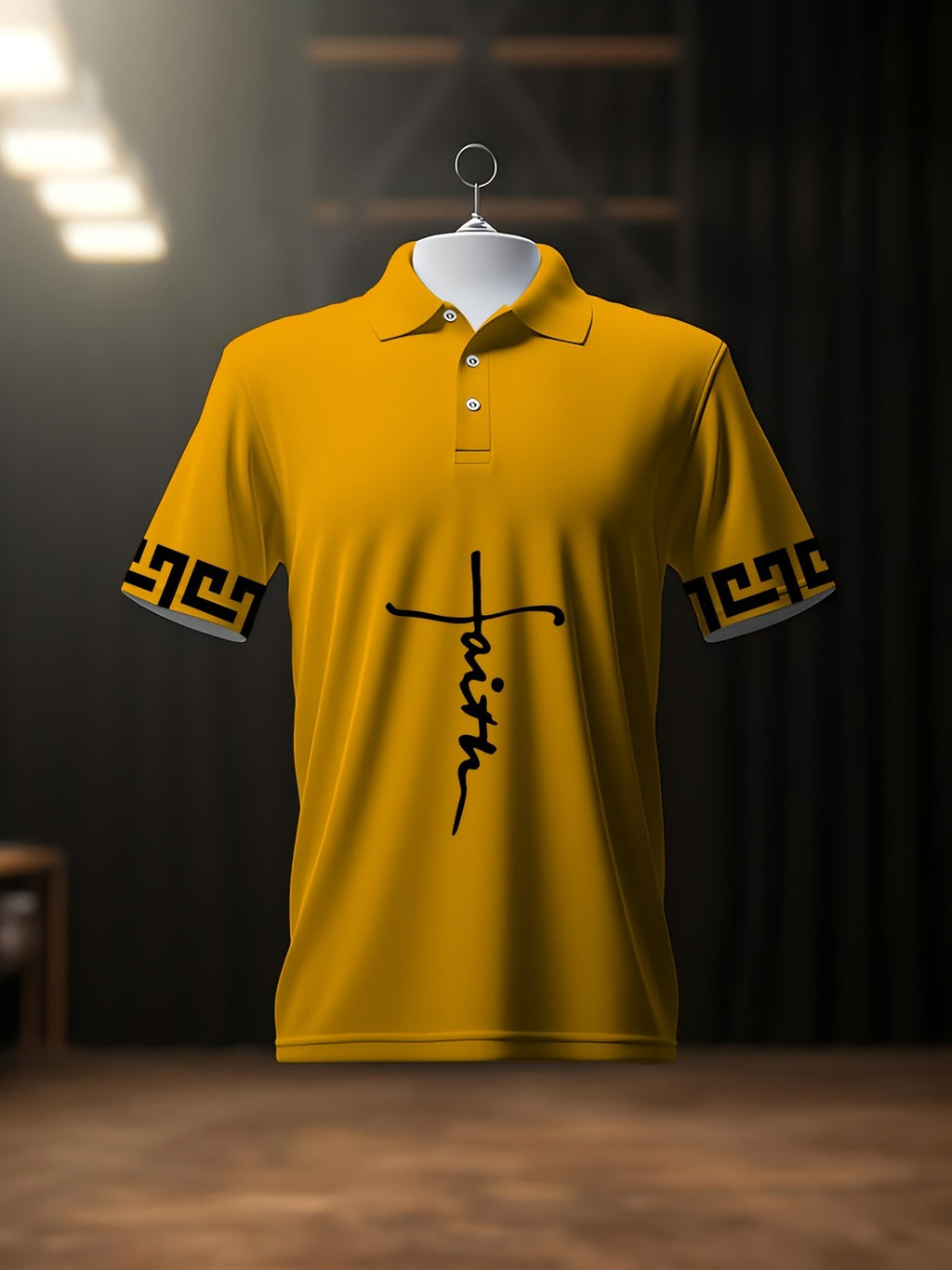 Sports Shirt Mens Fashionable Street Short Sleeved 3D Printed Polo Shirt A Street Fashion Polo Shirt with A