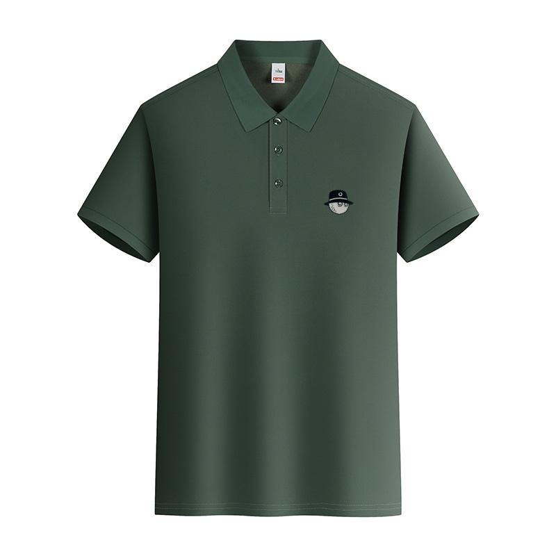 Sports Shirt 2026 new mens golf short sleeves polo shirt lapel printing ventilate t-shirt business leisure