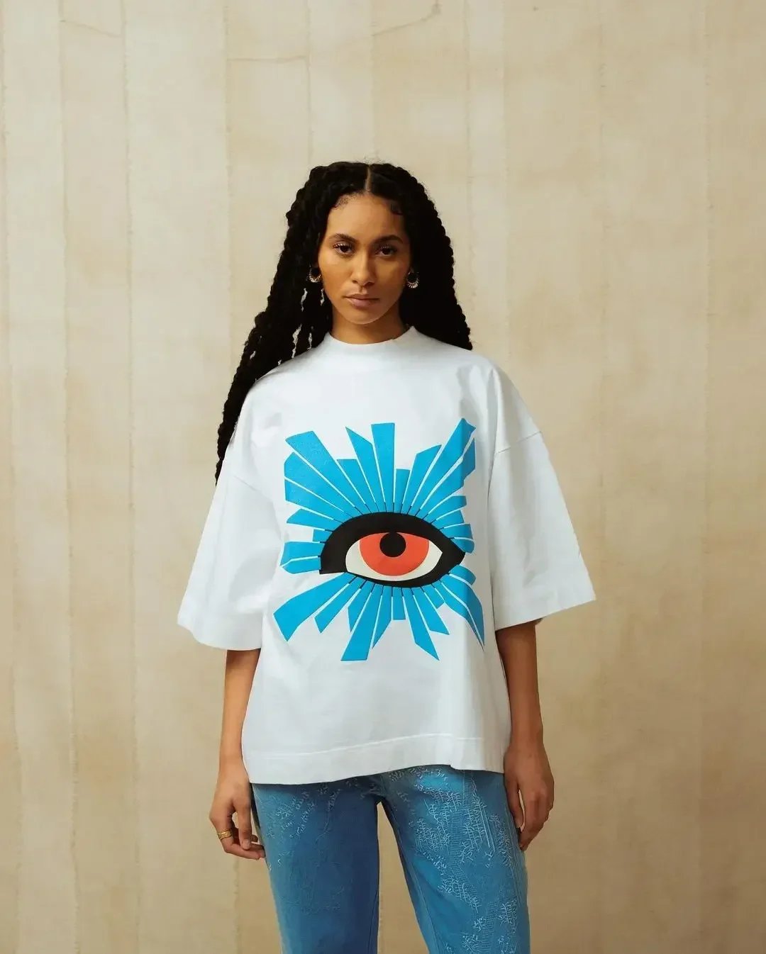 Sports Shirt Y2K Hip Hop Spirit T shirt Men Harajuku Street Eye Printed Super T shirt New Skateboard Casual Short