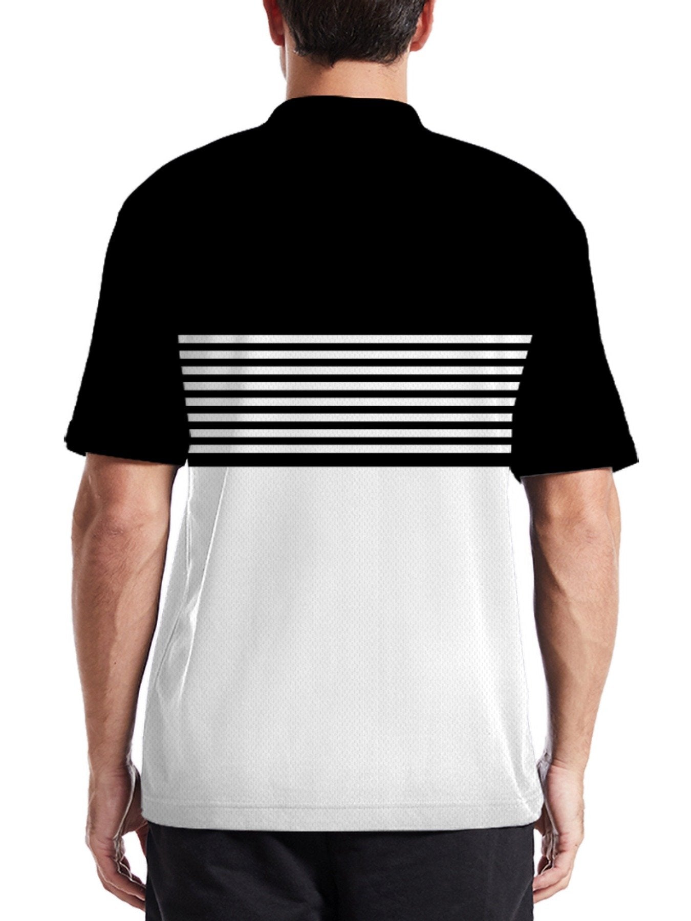 Sports Shirt 2026 Summer New Mens Polo Shirt - 3D Trendy Stripes Print - Street Style Fashion - Casual and