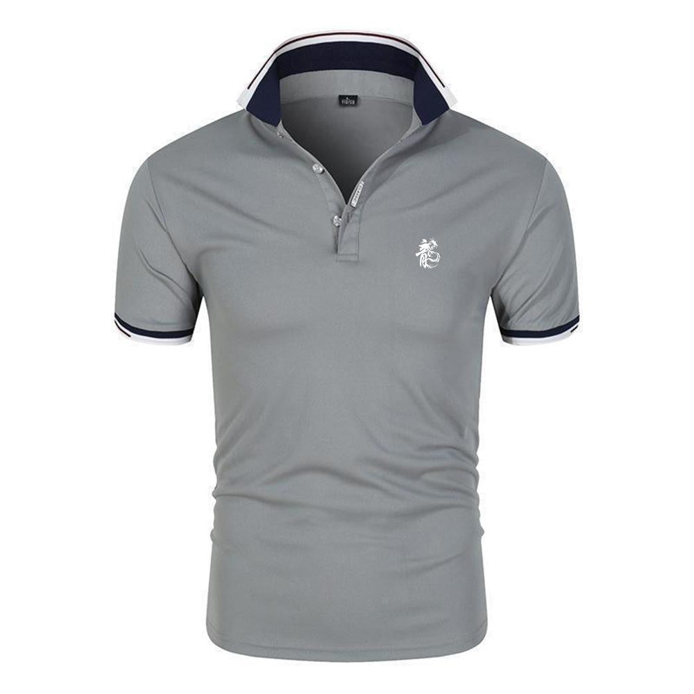 Sports Shirt 2026 Men New Six-color Polo Shirt Casual Regular Style Fashion Lapel Tops Quick Drying Short Sleeve