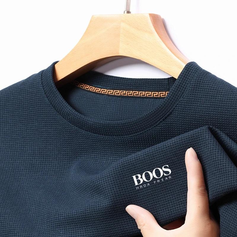 Sports Shirt Embroidered New Summer Comfortable Round Neck Short Sleeved T-shirt Mens Casual and Fashionable