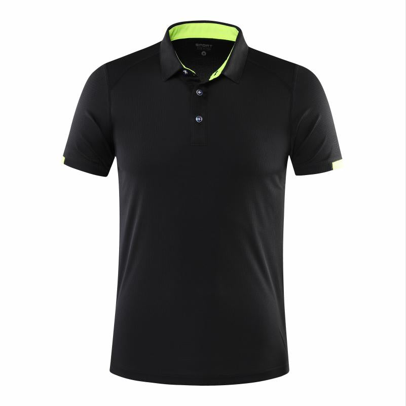 Sports Shirt Casual Sports Quick-drying Lapel Short-sleeved POLO Shirt Cycling Suit Fitness Suit For Men